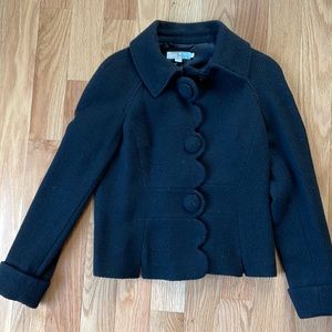 Boden black pea coat